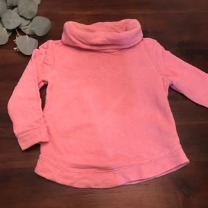 Glittered pink pull over sweater